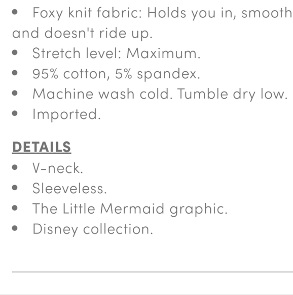 NWT Disney Princess size 12 bodysuit Little Mermaid graphic Torrid brand - Picture 7 of 7